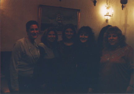 Cousin Allison Kramer, Cousins Mindee & Andrea Rosenberg, Aunt Carrie Cohen & Jill