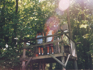 Louis & Jeff in the Tree House