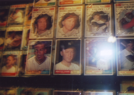 Lots of Baseball cards - Closeup